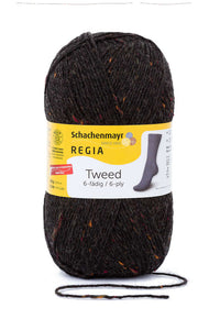 Regia Tweed 4-trådigt sockgarn, 100 g