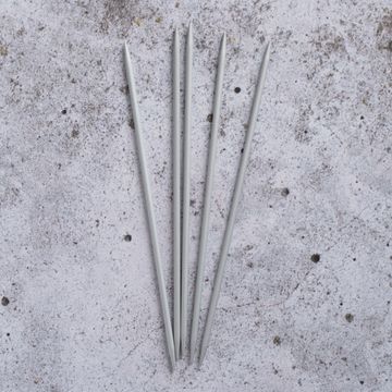 KnitPro Strumpstickor Aluminium 15 cm